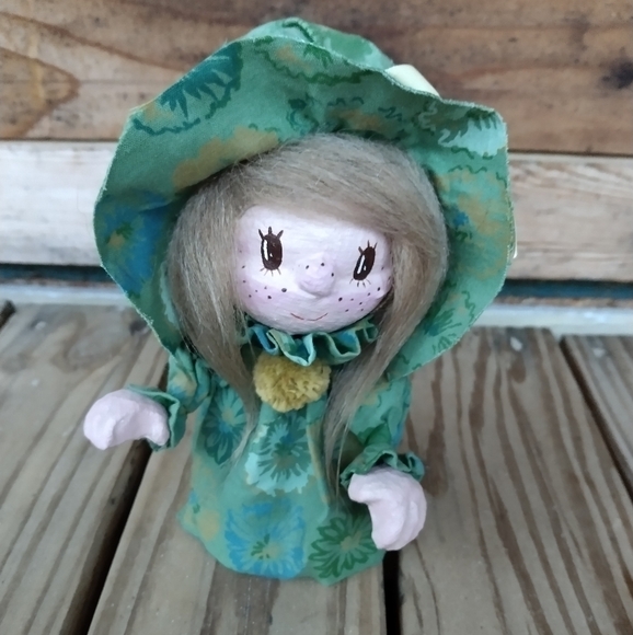 Vintage Paper-mache Doll Papermache 60s 70s - Picture 1 of 8